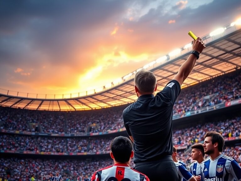 A vibrant stadium atmosphere with Remo and Atlético Mineiro fans face-to-face, showcasing contrasting banners and jerseys. Th