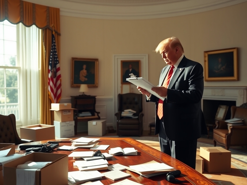 How Trump’s White House Overhaul Redefined U.S. Leadership
