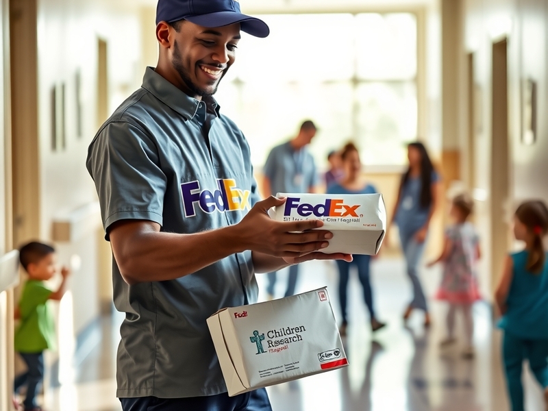 A vibrant scene from the FedEx St. Jude Golf Tournament at TPC Southwind: PGA Tour pros in mid-swing, a St. Jude patient and