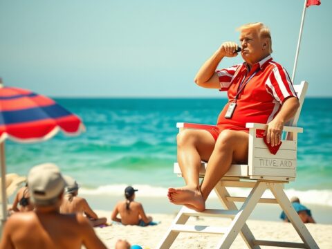 What Is a Trump Lifeguard? The Strange Rise of a Political Meme