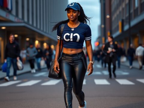 How Simone Biles’ Colts Game-Day Outfit Reflects a New Era in Athlete Fashion