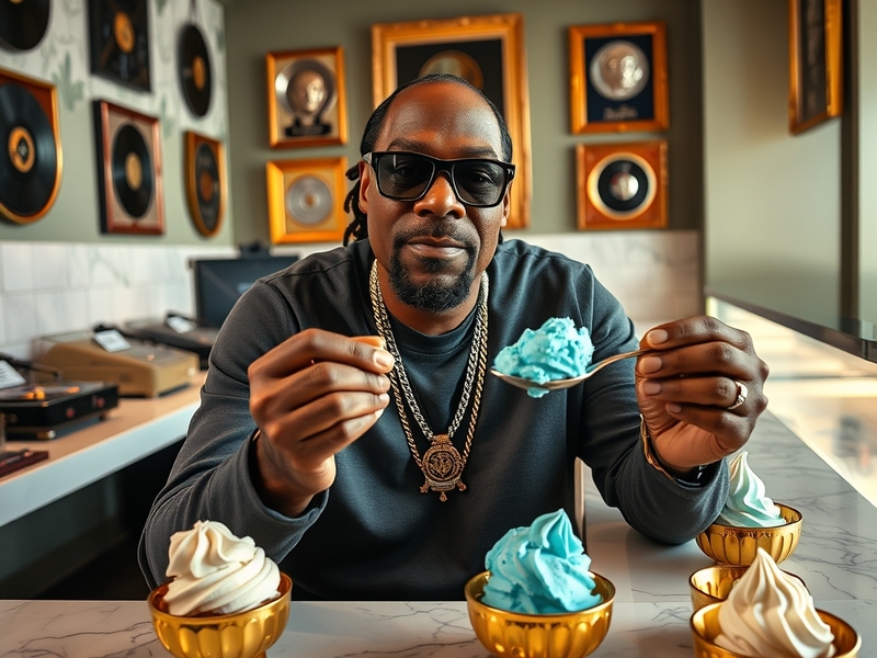 Snoop Dogg’s Ice Cream Line: A Sweet New Venture for the Rapper