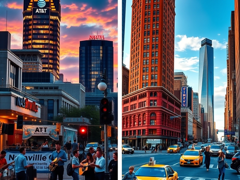 Nashville vs New York City: A Cultural Comparison