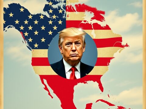 Exploring the Impact of the Donald Trump North America Flag Map