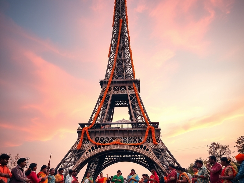 Exploring the Connection Between the Eiffel Tower and Hinduism