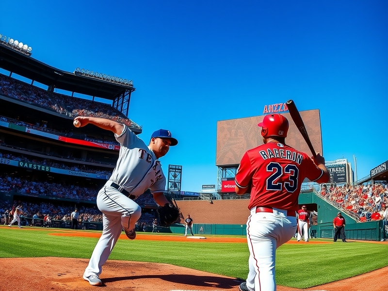 An action shot from the game featuring players from both teams in dynamic poses, showcasing the intensity of the matchup.