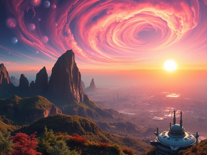 An artistic rendering of a Super Earth, showcasing its rocky landscape and a distant star in the background, creating a sense