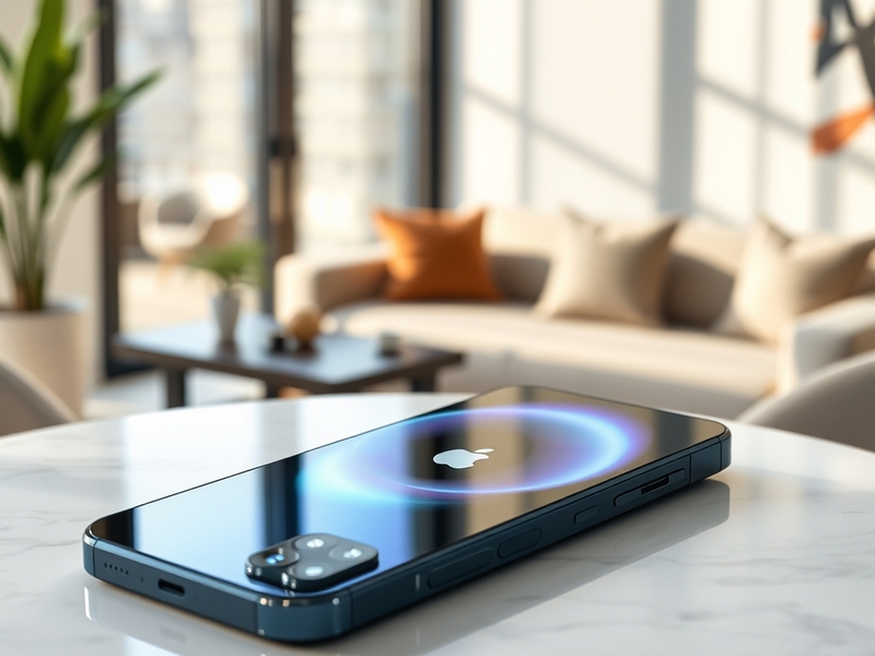 An elegant display of the iPhone 18 Pro Duo surrounded by its key features, showcasing the sleek design and advanced camera s
