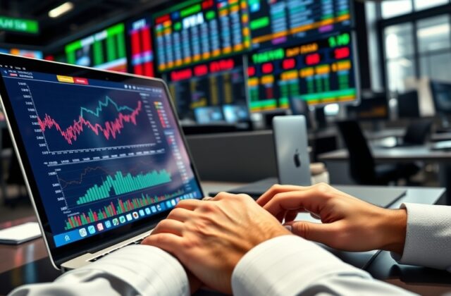 A visually appealing image of a stock market graph with vibrant colors, symbolizing investment growth and financial opportuni