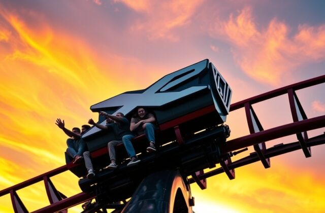 Exploring the Thrills of the X2 Roller Coaster at Magic Mountain