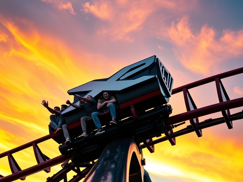 Exploring the Thrills of the X2 Roller Coaster at Magic Mountain