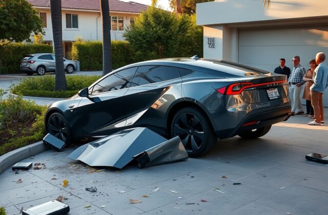 Tesla Cybertruck Driveway Collision Sparks Safety Concerns