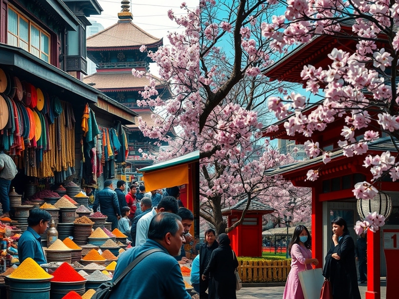 Exploring the Cultural and Economic Differences of Nepal and Japan