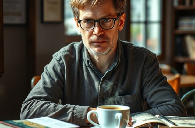 A professional portrait of Trevor Connelly, set in a modern office environment, exuding confidence and approachability.