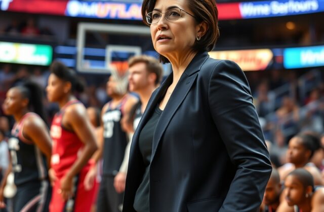 A concerned crowd watches as medical personnel attend to Natalie Nakase on the sidelines, capturing the intensity and emotion