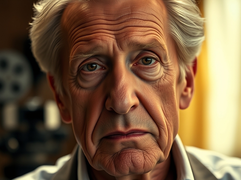 A portrait of Michael Douglas at a film premiere, showcasing his charismatic presence and distinguished features, set against