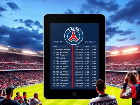 Exploring PSG’s Schedule: Key Matches and Insights