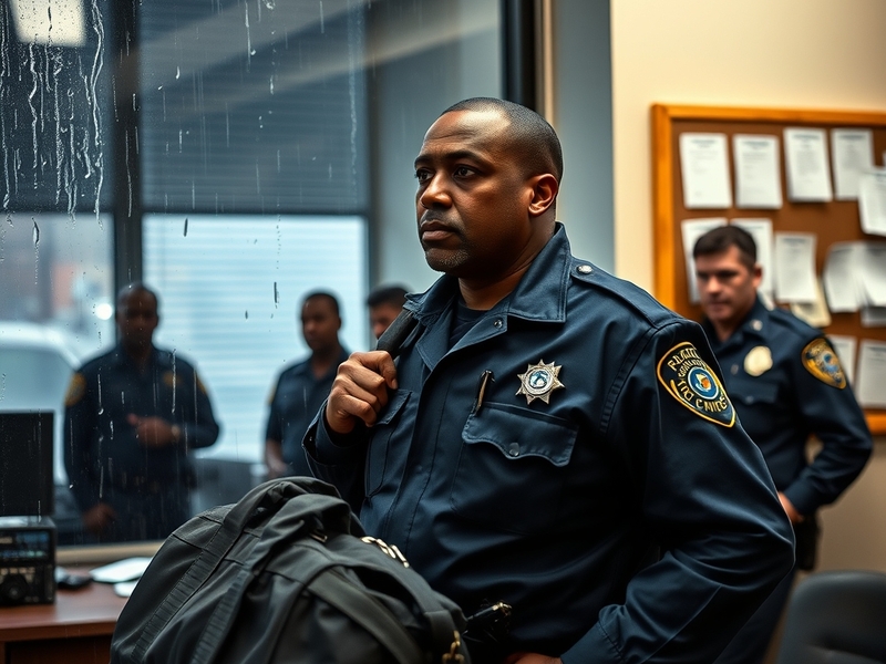A dramatic scene from Chicago PD featuring LaRoyce Hawkins as Atwater, highlighting the intensity of his character's journey.