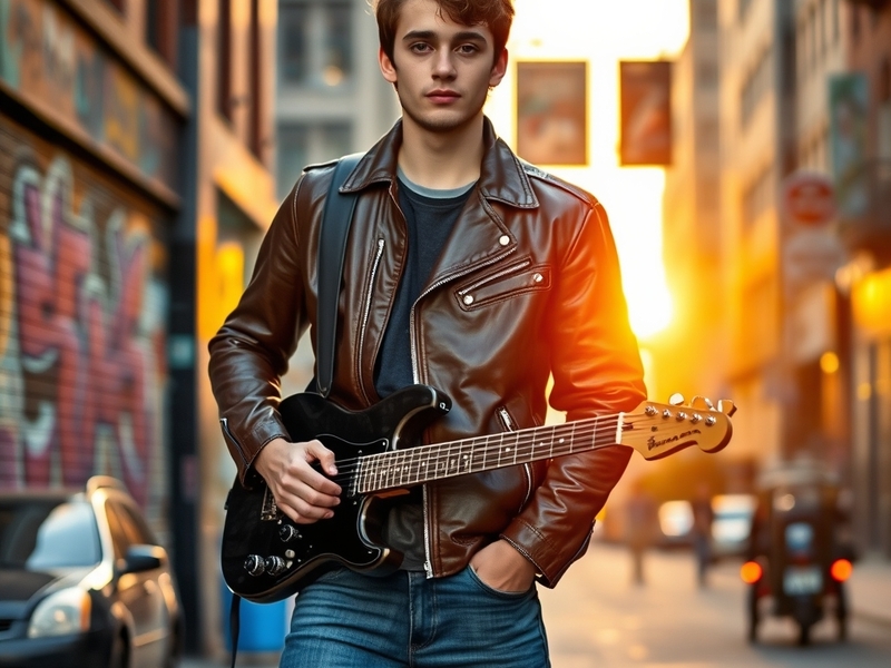 A vibrant image of Nathan Gallagher performing live, showcasing his passionate expression and the energy of the crowd.