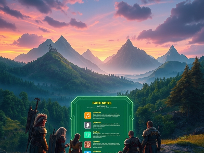 A vibrant screenshot from the game showcasing the new graphics and gameplay features introduced in the WOW Forever patch.