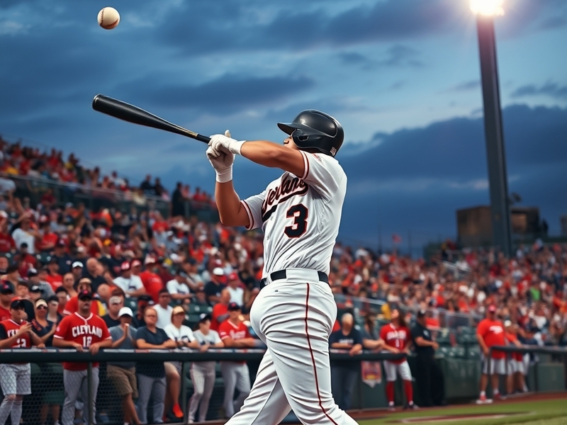A dynamic image capturing the Guardians in action during the game, highlighting players in motion with fans cheering in the b